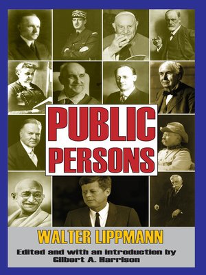 cover image of Public Persons